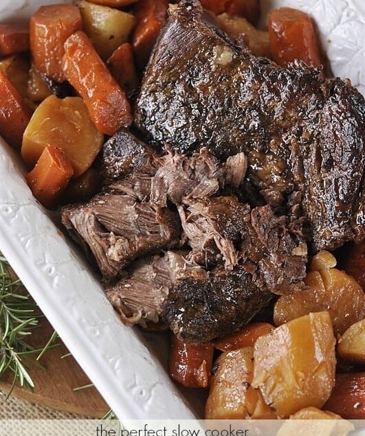 Slow Cooker Pot Roast - A Family Feast®