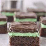 byu mint brownies with green frosting
