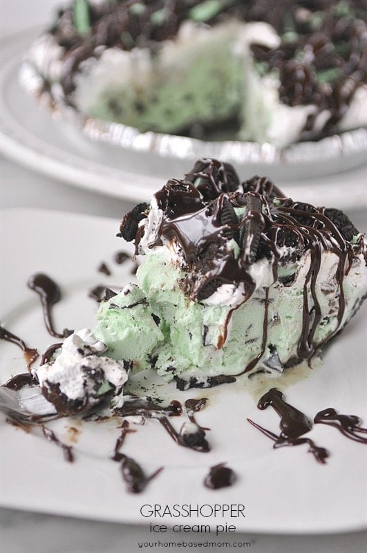 Grasshopper Ice Cream Pie