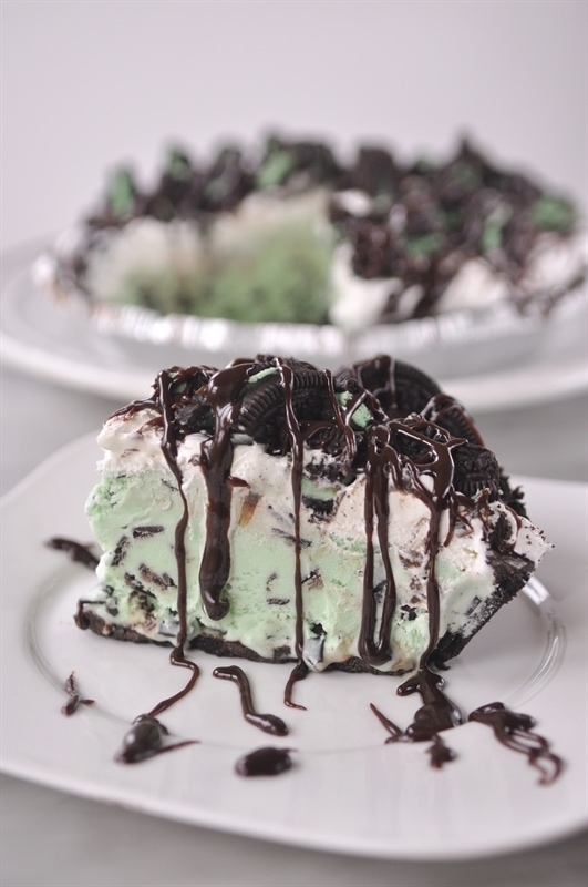 Grasshopper Ice Cream Pie