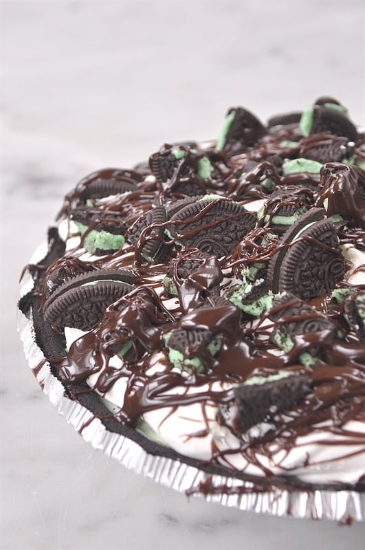 Grasshopper Ice Cream Pie