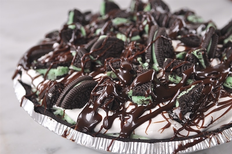 Grasshopper Ice Cream Pie