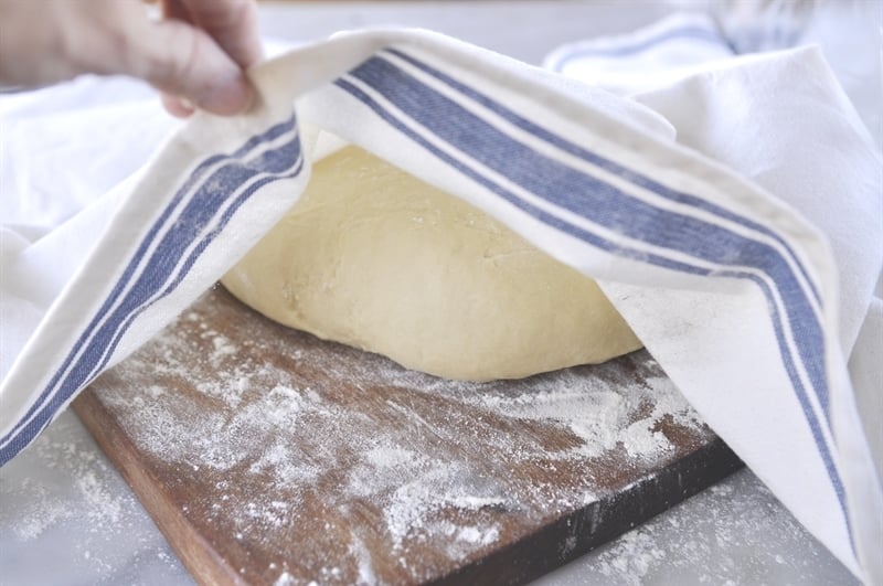 Lemon Roll dough rising