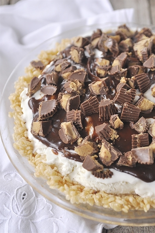 No Bake Peanut Butter Fudge Ice Cream Pie Your Homebased Mom