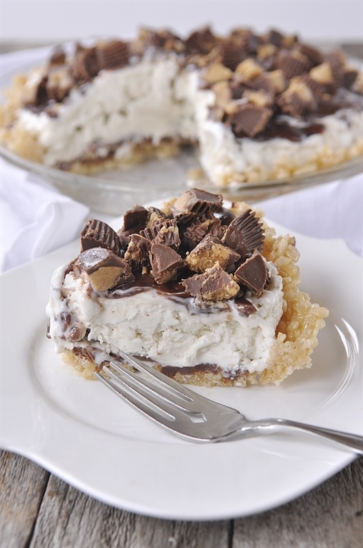 No Bake Peanut Butter Fudge Ice Cream Pie Your Homebased Mom