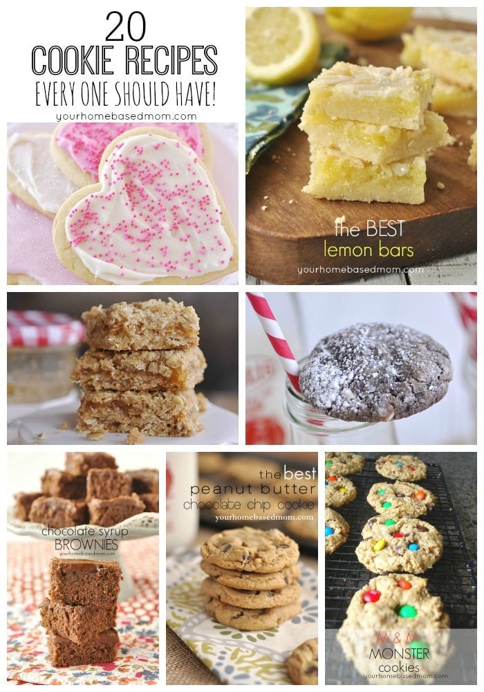 20 cookie recipes everyone should have!