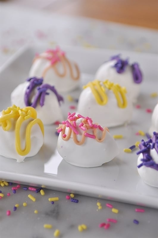 Golden Oreo Easter Egg Truffles