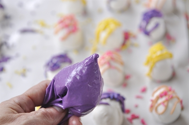 Golden Oreo Easter Egg Truffles