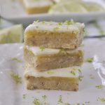 stack of three key lime bars