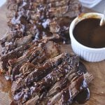 sliced bbq beef brisket