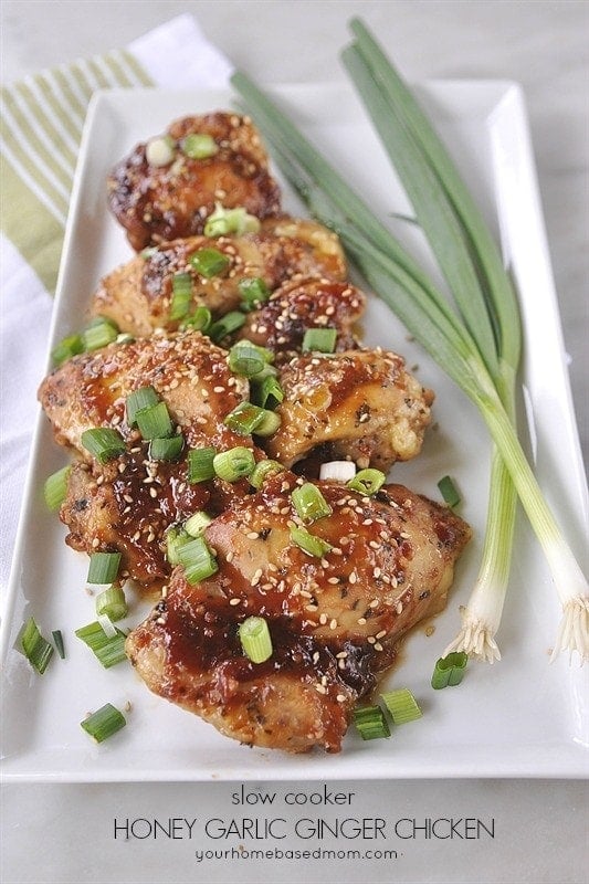 honey garlic chicken Honey Garlic Ginger Chicken