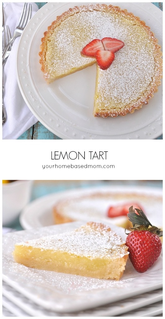 Lovely Lemon Tart from yourhomebasedmom