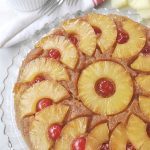 pineapple upside down cake with cherries