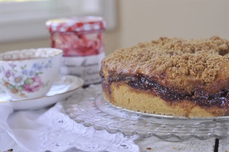 Raspberry Coffee Cake Recipe by Leigh Anne Wilkes