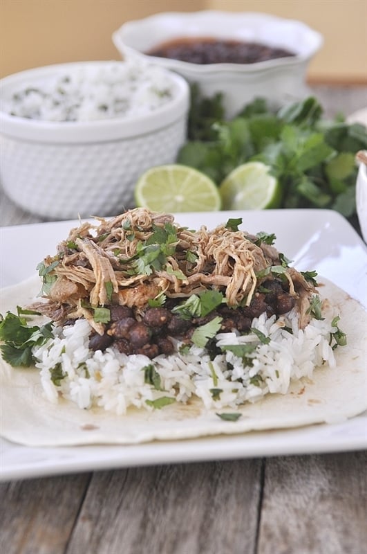 Slow Cooker Shredded Chipotle Pork - perfect for tacos, burritos and enchiladas