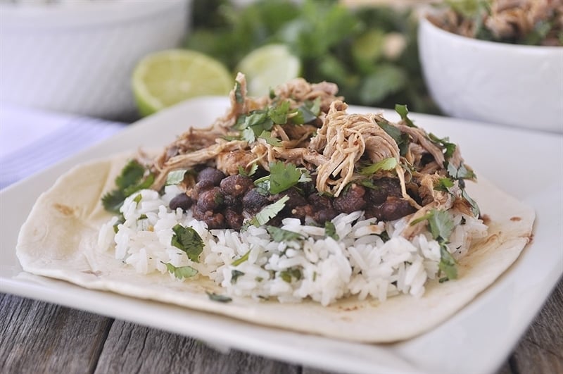 Slow Cooker Shredded Chipotle Pork - perfect for tacos, burritos and enchiladas