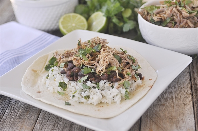 Slow Cooker Shredded Chipotle Pork - perfect for tacos, burritos and enchiladas