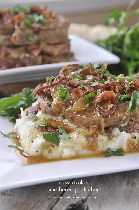 Crock Pot Smothered Pork Chops