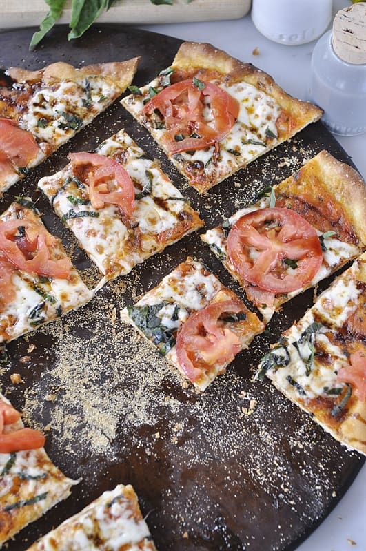 Thin Crust Margherita Pizza