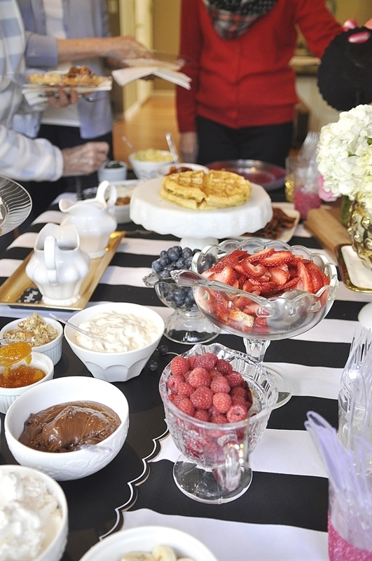 Waffle Bar TOppings