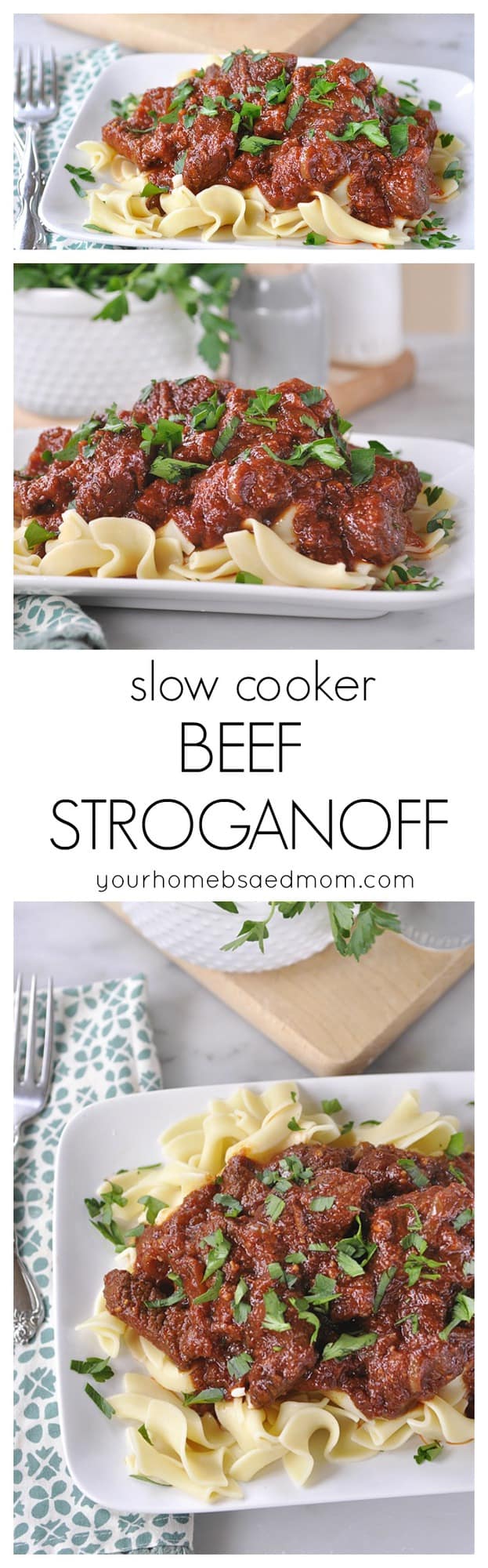 slow cooker beef stroganoff 
