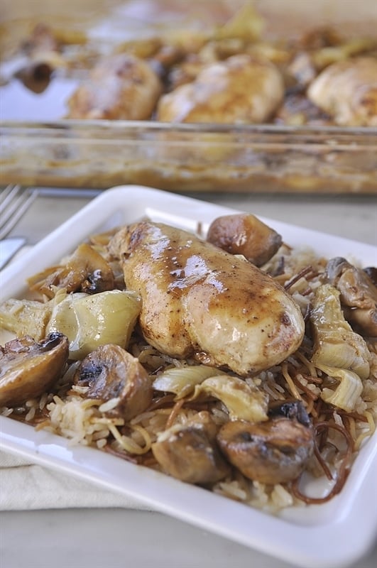 mushroom artichoke chicken