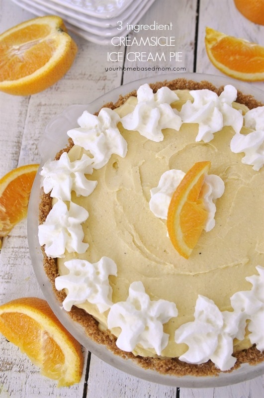 Creamsicle Ice Cream Pie