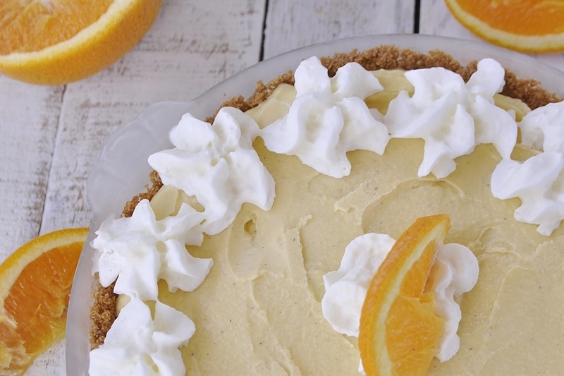 Creamsicle Ice Cream Pie