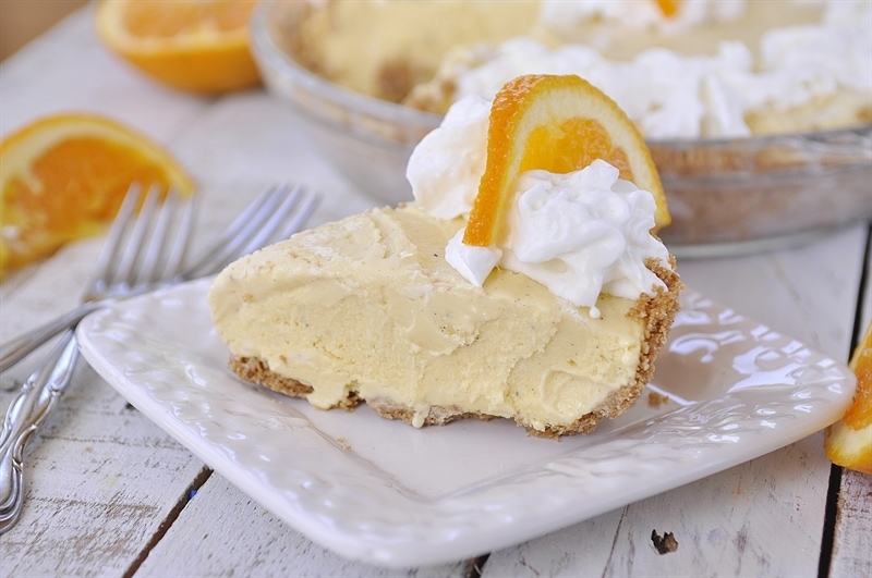 Creamsicle Ice Cream Pie