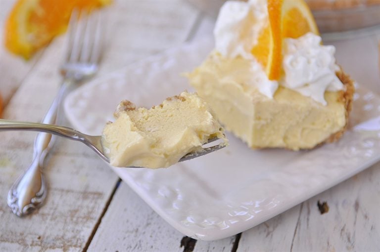 Creamsicle Ice Cream Pie only 3 ingredients! Your Homebased Mom