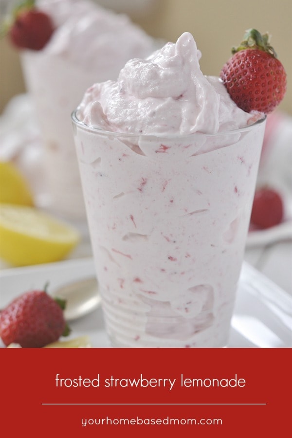 Frosted Strawberry Lemonade