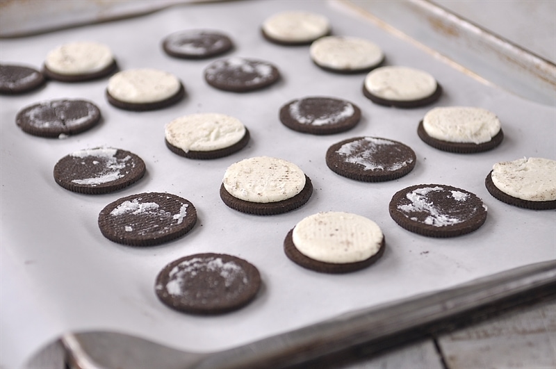 School Colors Chocolate Covered Oreos - Your Homebased Mom