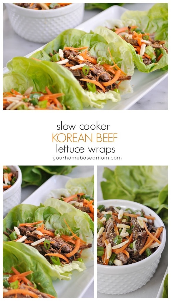 beef lettuce wraps - so delicious and so easy to make in your crockpot!