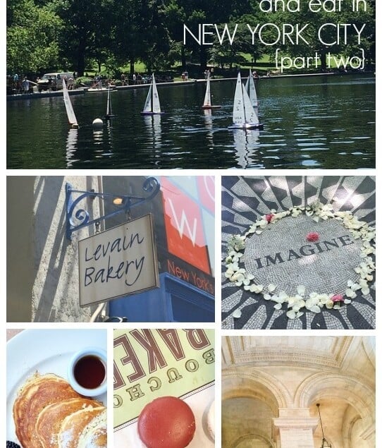 Things to do and eat in New York City