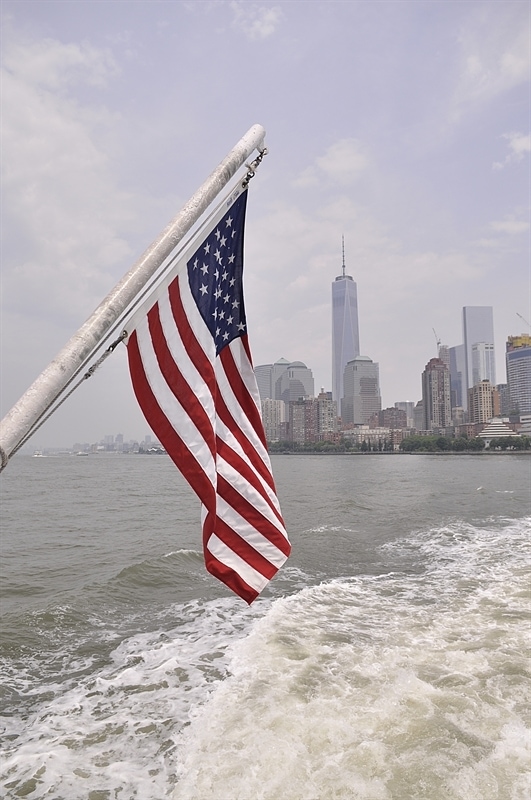 Boat ride to Ellis Island