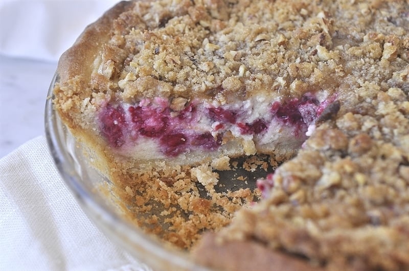 Sour Cream Raspberry Pie