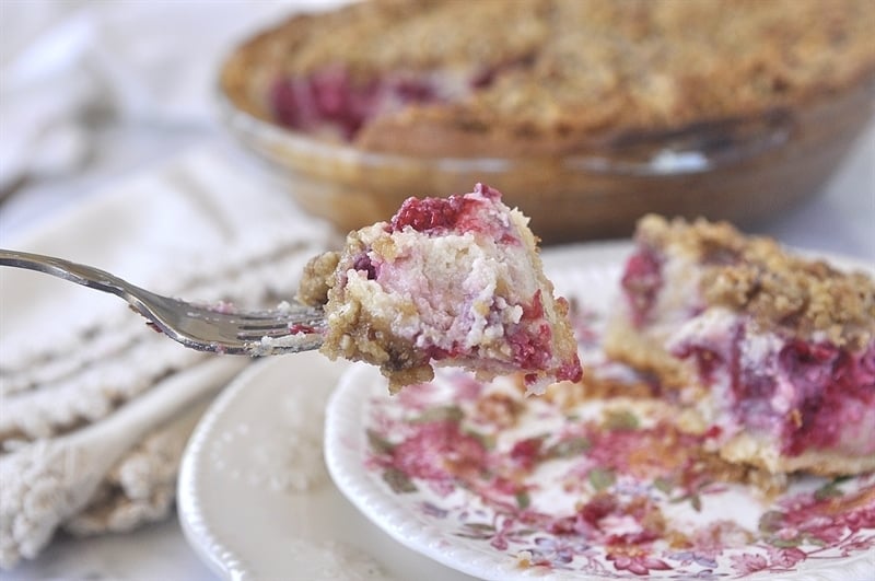 Sour Cream Raspberry Pie