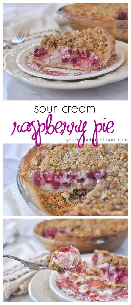 Sour Cream Raspberry Pie