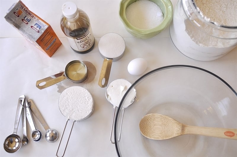 Baked Donuts Ingredients