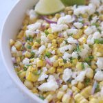 Roasted Mexican Corn Salad - all the flavor of Mexican Corn without having to eat it off the cob!