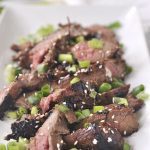 Korean Grilled Beef is full of amazing flavor and easy to make on the grill.