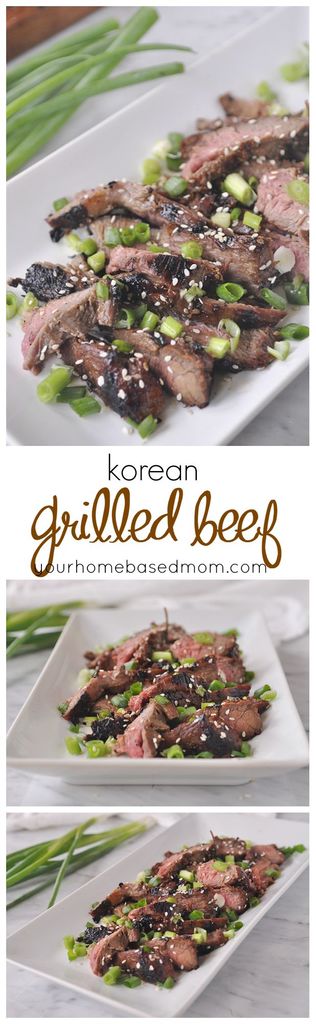 Korean Grilled Beef is the perfect thing to throw on the grill on a warm summer night.