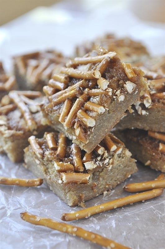 Salted Caramel Blondies