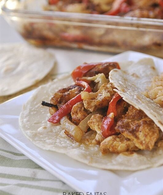 Baked Fajitas make for an easy and delicious dinner any night!