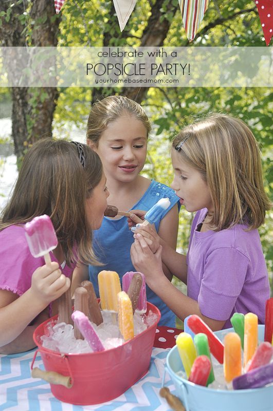 Celebrate with a Popsicle Party!!
