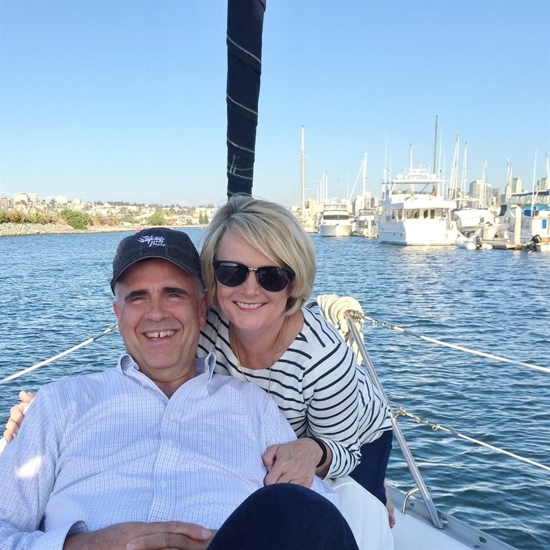 Sailing in San Diego Harbor