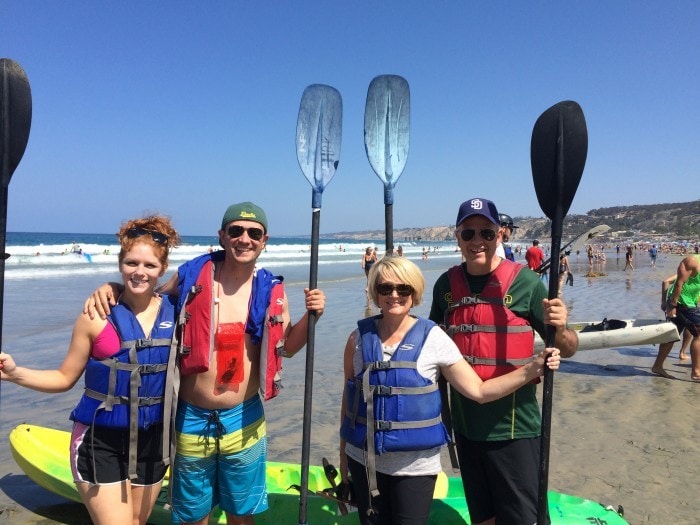 Kayaking at La Jolla Cove