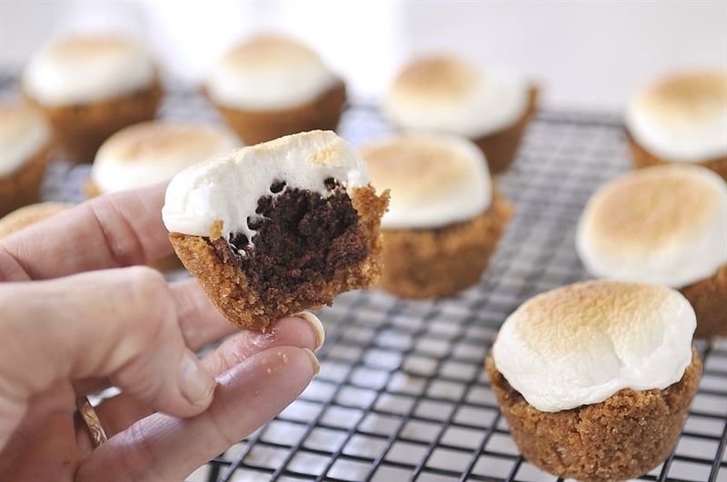  and put them under the broiler until the top of the marshmallow is golden brown. Watch them closely so they don't burn.