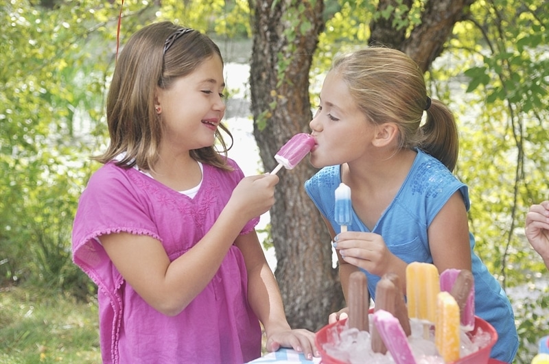 Sharing a Popsicle