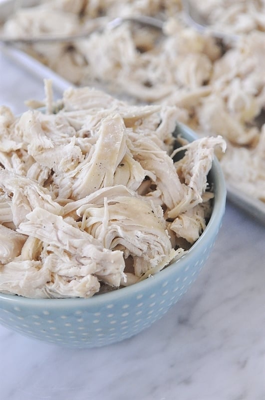 Shredded Chicken in the Slow Cooker